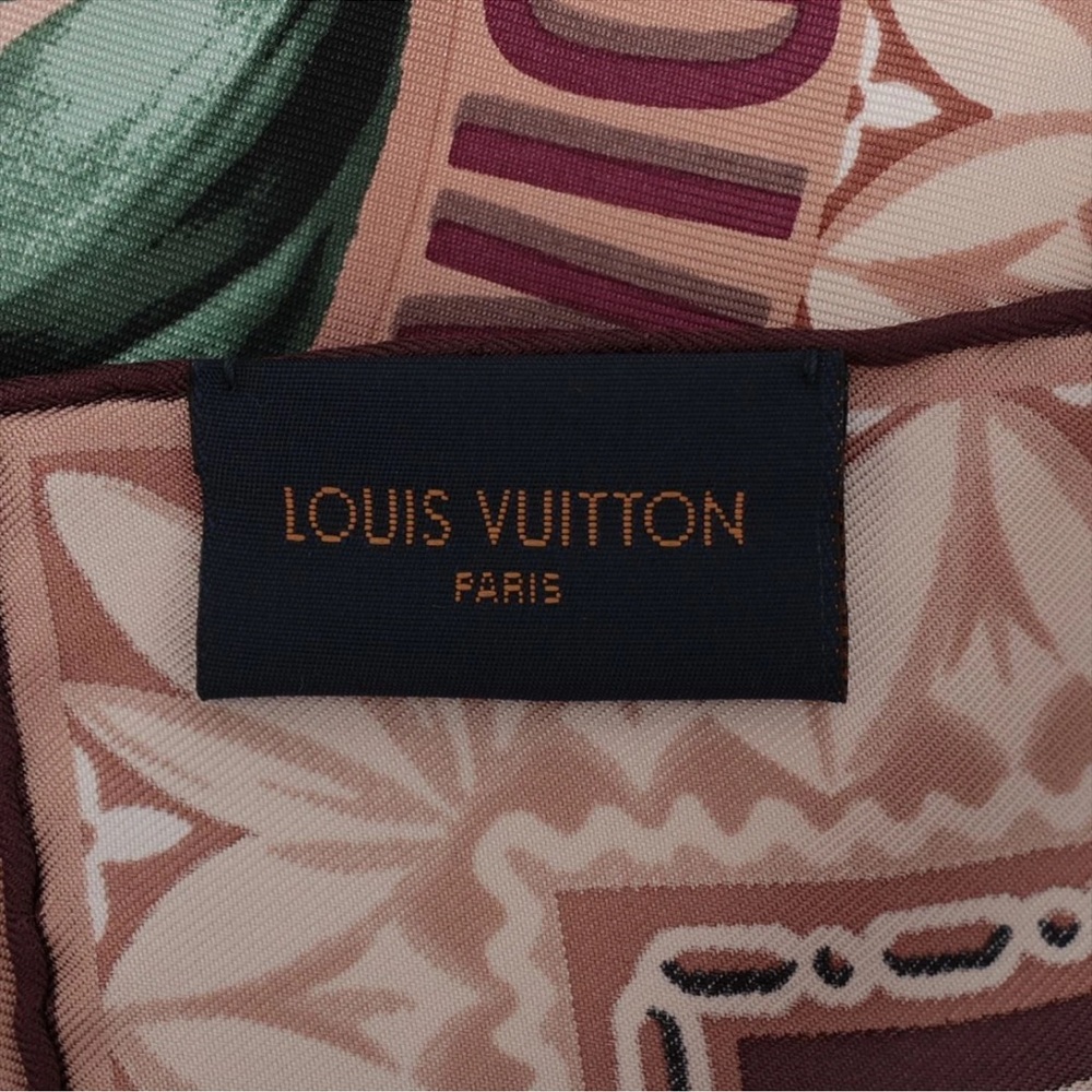 Authentic LV 90 Square Silk Scarf Kare Voyage Extraordinaire M73814 - Picture 7 of 12